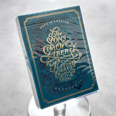 CHECK PRICE-The Sons Of Liberty Green Playing Cards