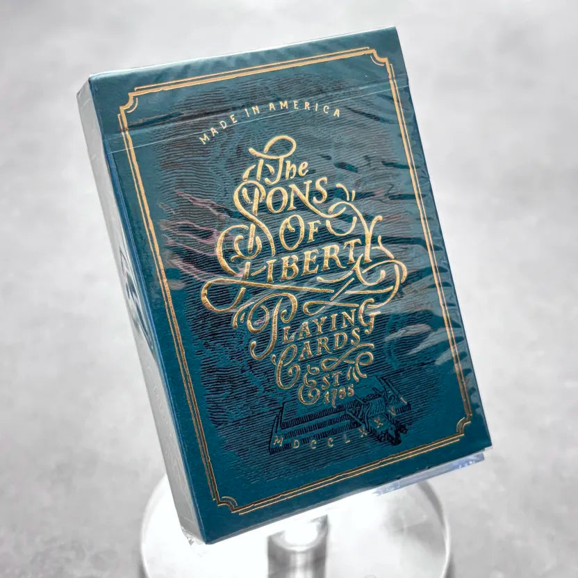 CHECK PRICE-The Sons Of Liberty Green Playing Cards