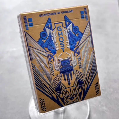 Ghost of Kyiv Classic Yellow Playing Cards