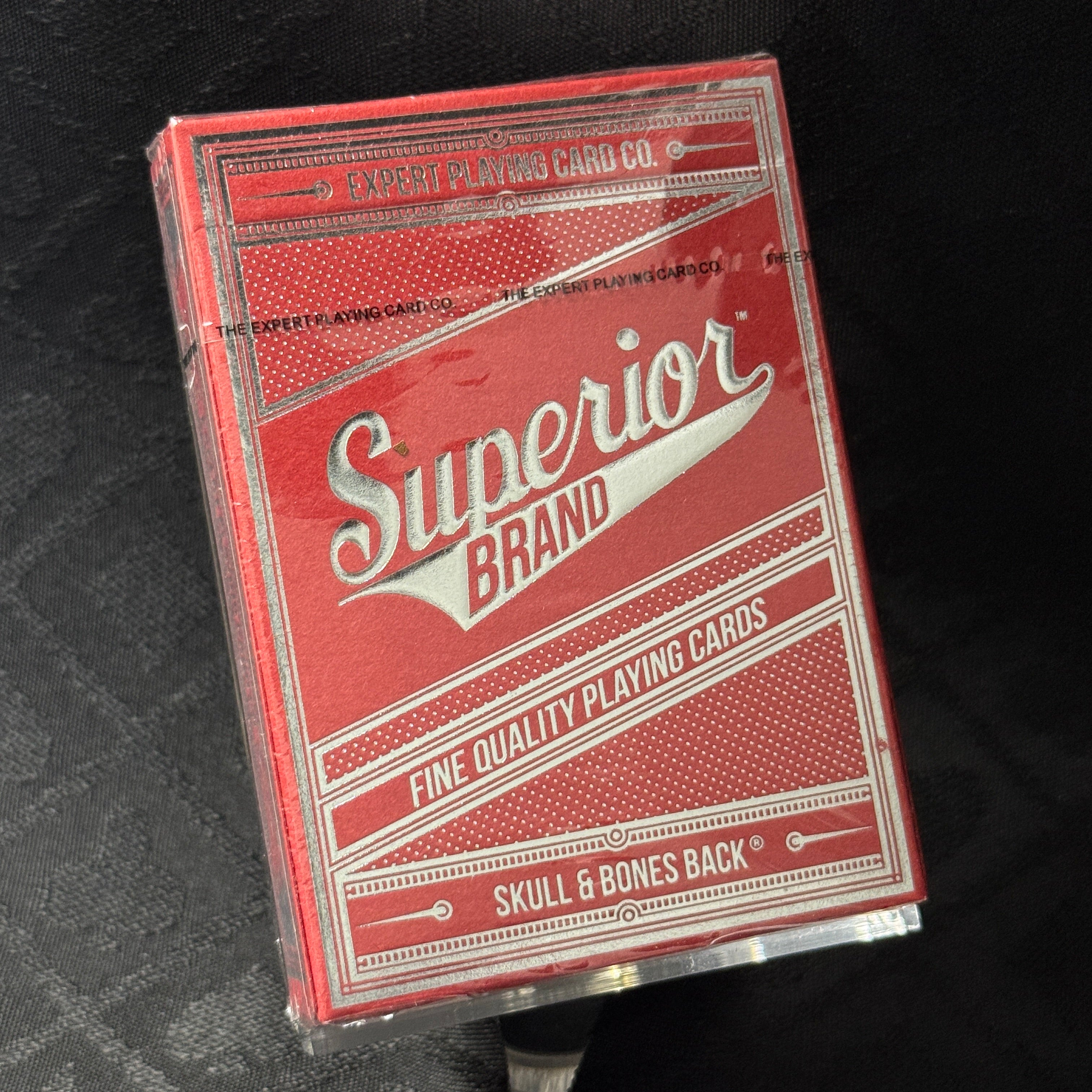 Superior Skull & Bones (Red/Silver) [SEALED/MINOR TUCK DEFECTS]