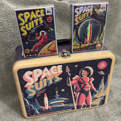 Space Suits Lunchbox & Holographic Set [AUCTION]