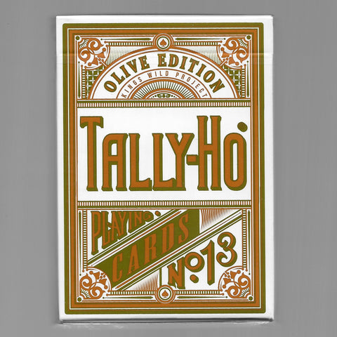 Tally-Ho Olive Edition (Players Edition) Playing Cards
