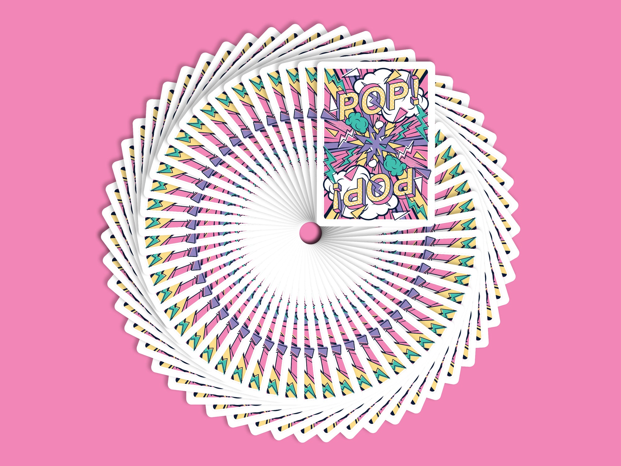 Pop (Pink) Playing Cards