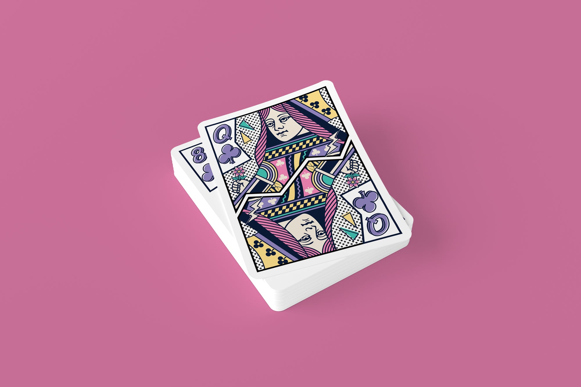 Pop (Pink) Playing Cards