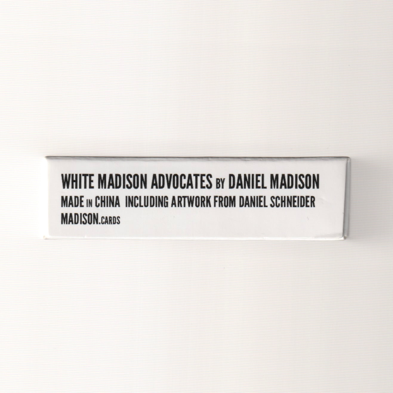 White Madison Advocates (Signed) [AUCTION]