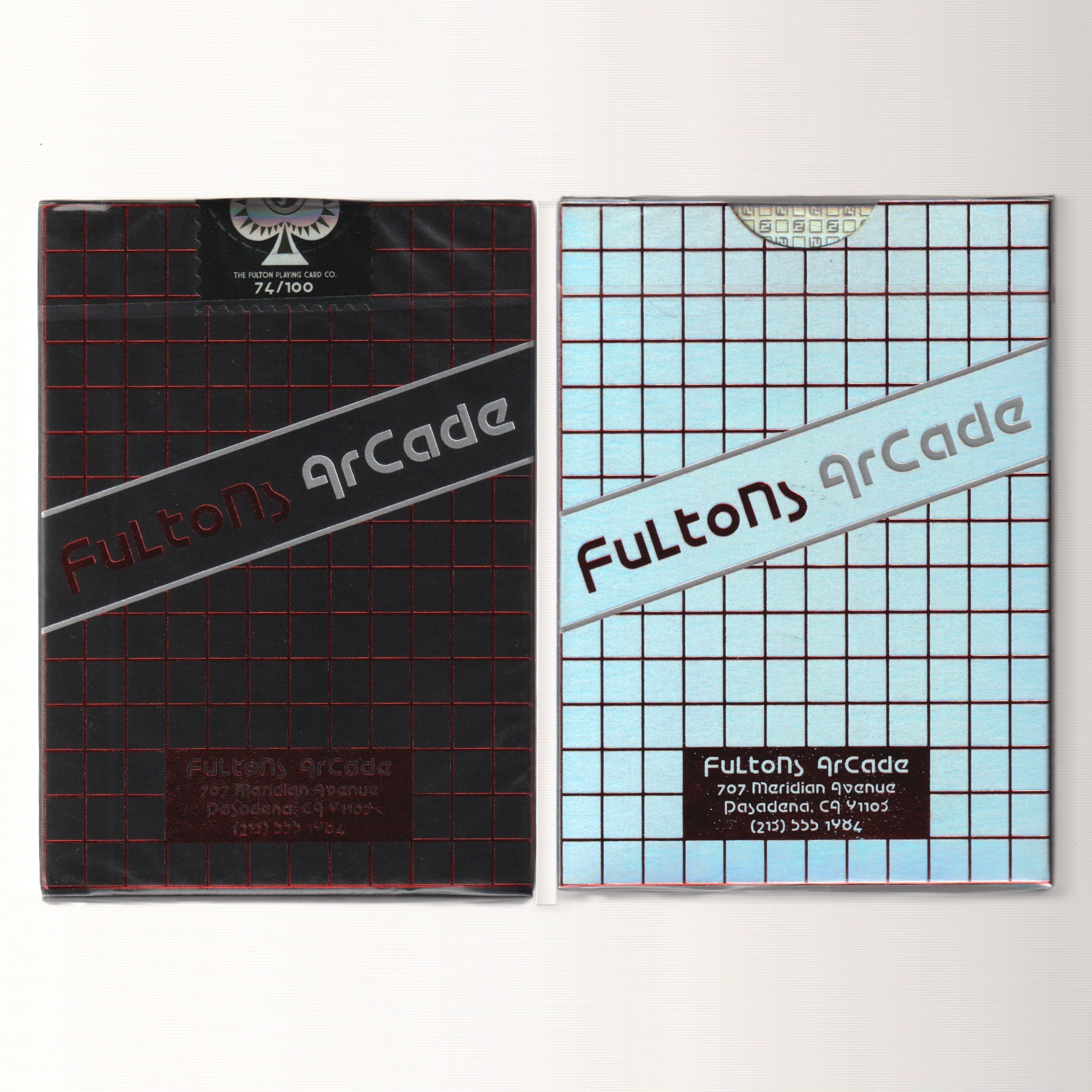 Fulton's Arcade 16 Bit Red Gilded & 1 Up Holographic Foil Edition [AUCTION]