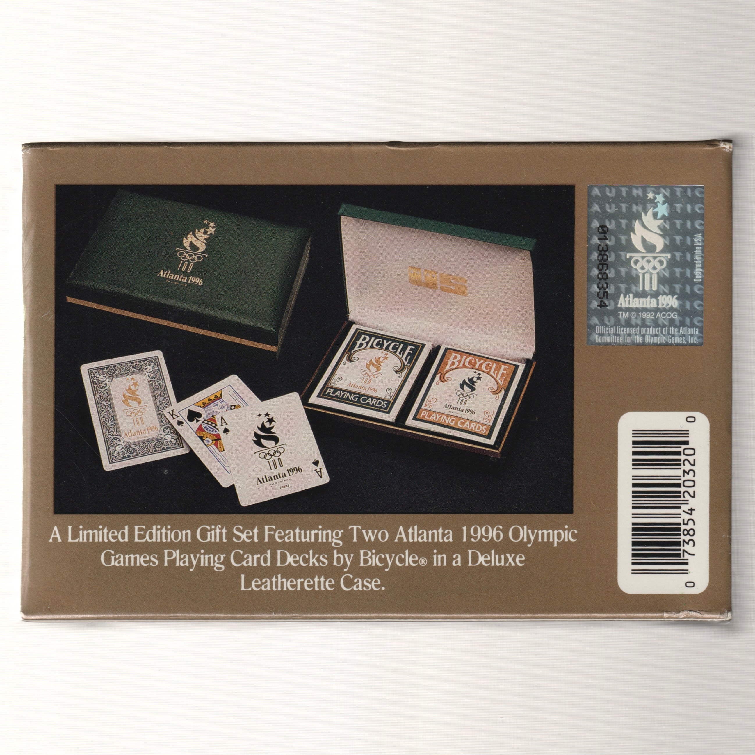 Bicycle Atlanta 1996 Olympic Games Gift Set  [AUCTION]