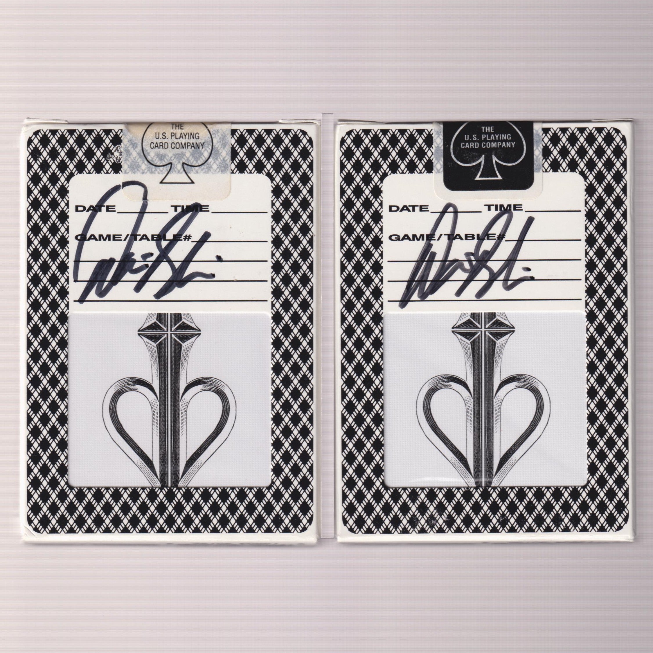 Split Spades Bee (White & Black Signed) [AUCTION]