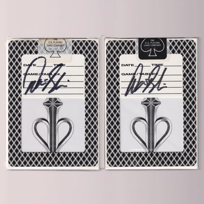 Split Spades Bee (White & Black Signed) [AUCTION]