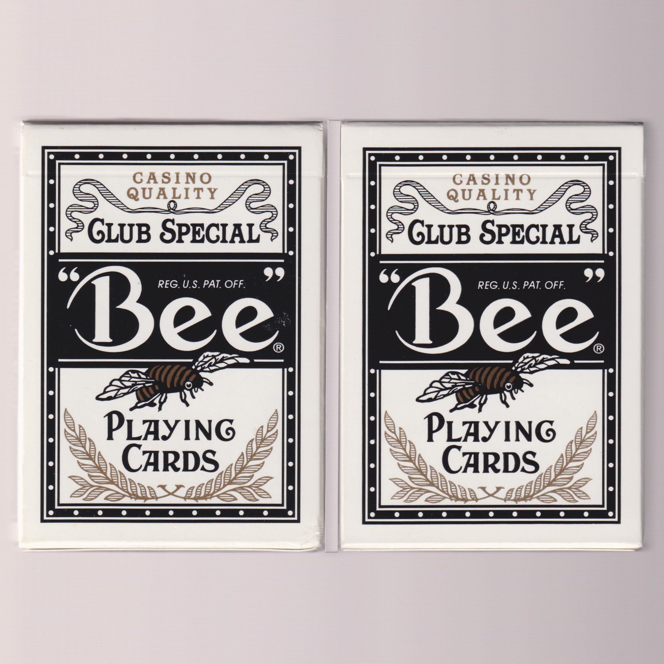 Split Spades Bee (White & Black Signed) [AUCTION]