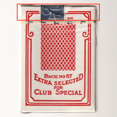 Bee (Red, USPCC Stamp, Ohio-Made) [AUCTION]