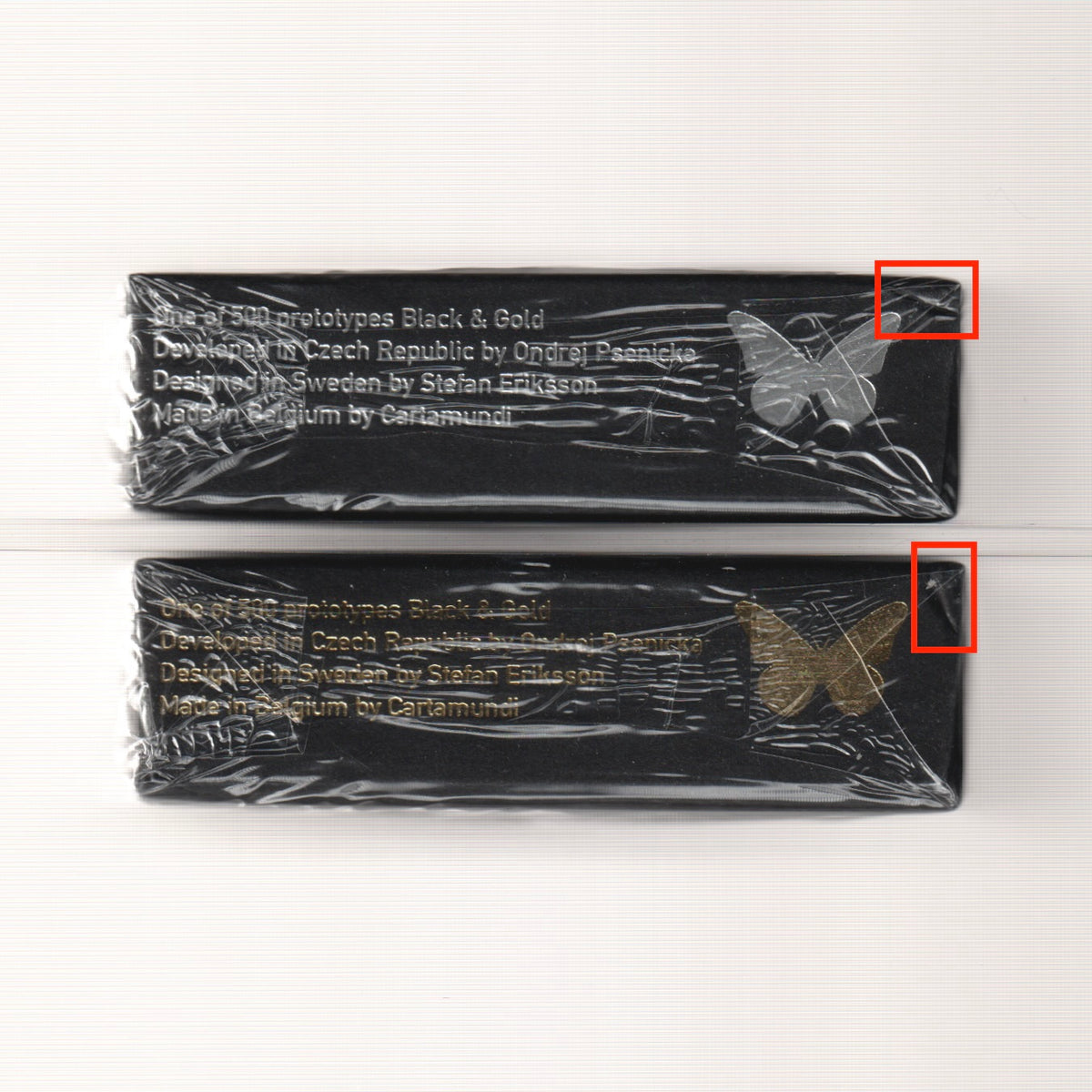 Butterfly Marked Prototype, Gilded (Black/Silver & Black/Gold) [AUCTION]