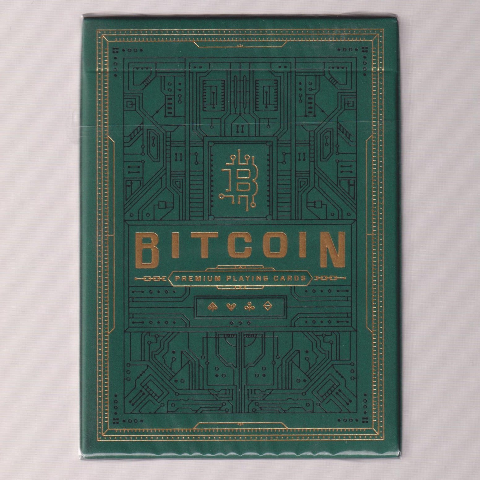 Bitcoin Limited Cash Green Edition Playing Cards