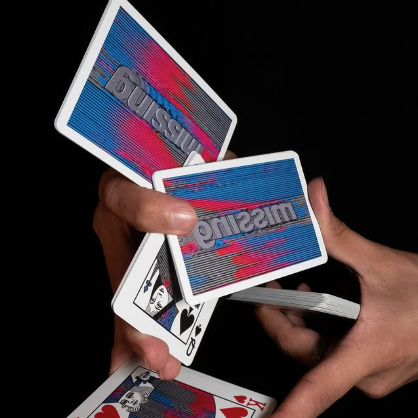 Analog Blink Playing Cards
