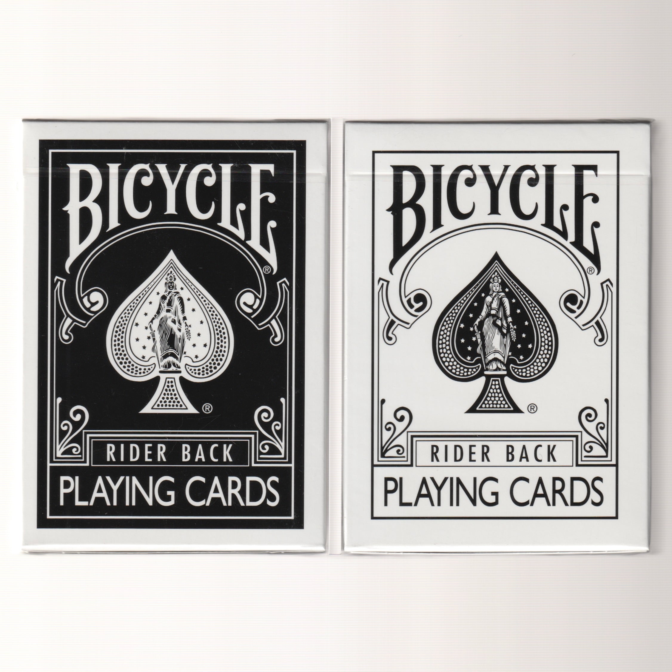 Bicycle Rider Back (Black & White) [AUCTION]