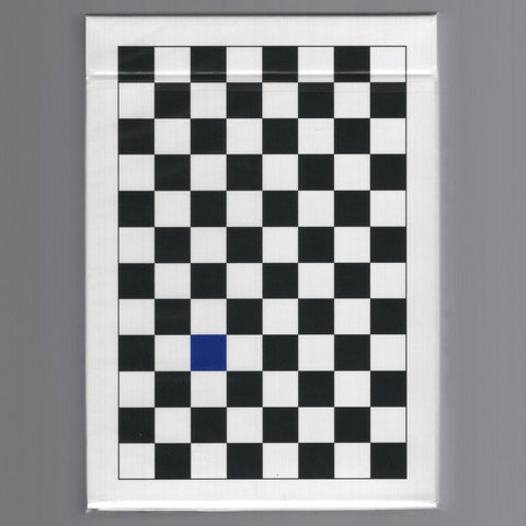Checkerboard Playing Cards (Blue/Black)