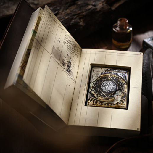 The Eye of the Ocean Vol 1 Book with Leather Cover/Astrolabe & Extras [AUCTION]