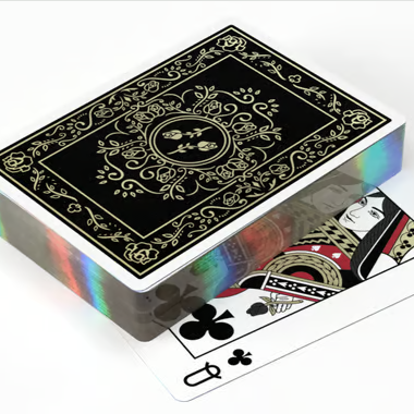 Black Roses 10 Year Anniversary Playing Cards (Black Holo Gilded, #xxx/250)