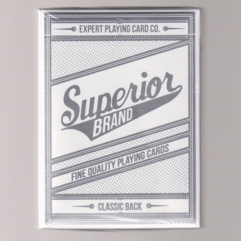 Superior Classic Back Cardista Silver Gilded Playing Cards (#360/500)