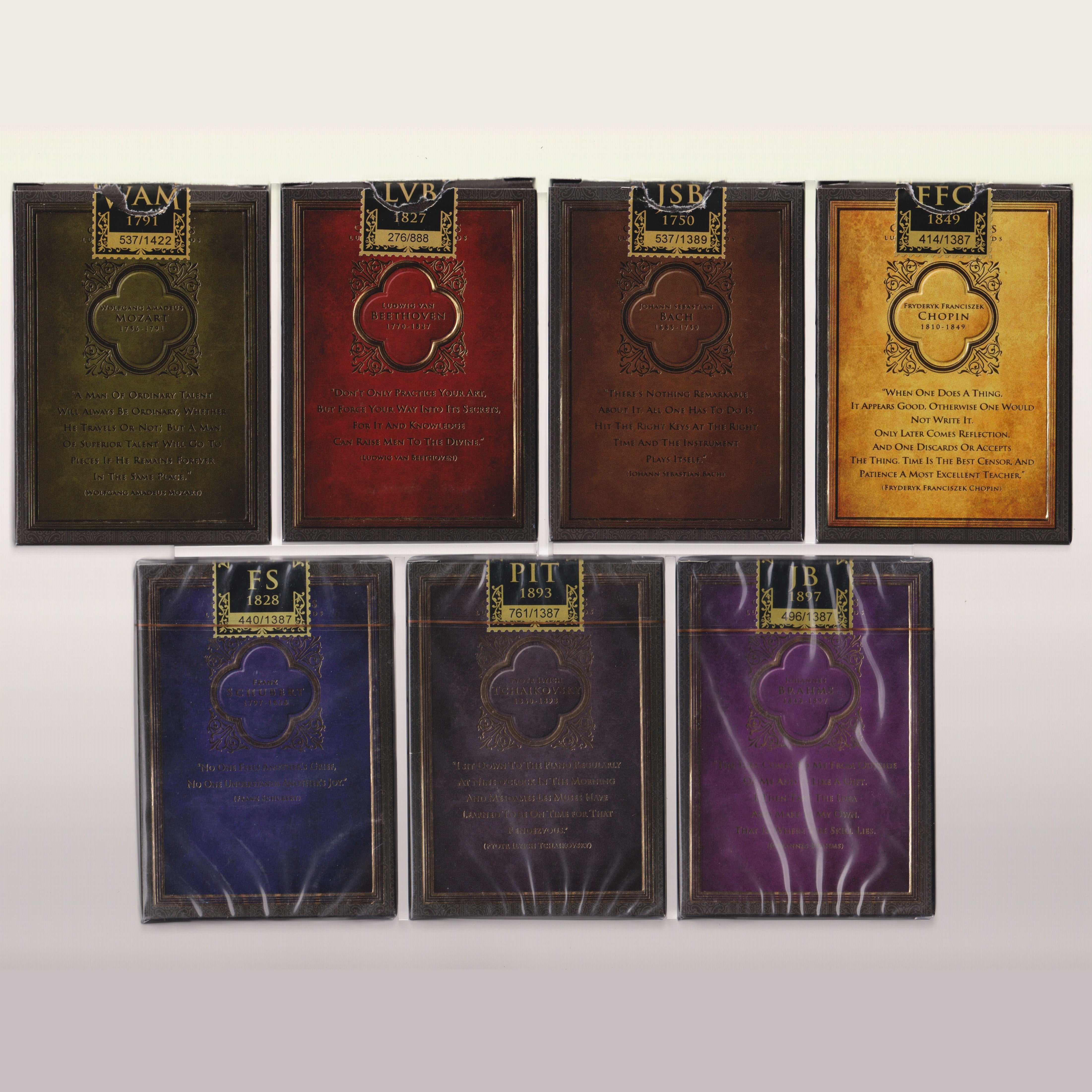 Composers 7-Deck Set [AUCTION]