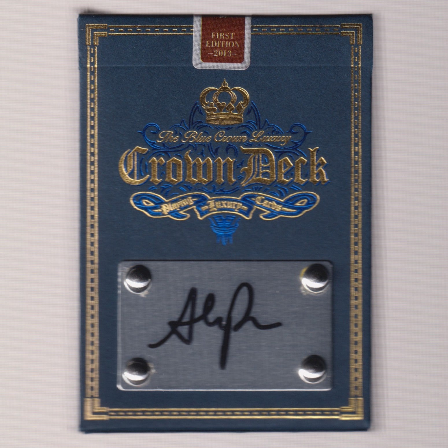 The Crown Deck (Blue Handmade Luxury Edition) [AUCTION]