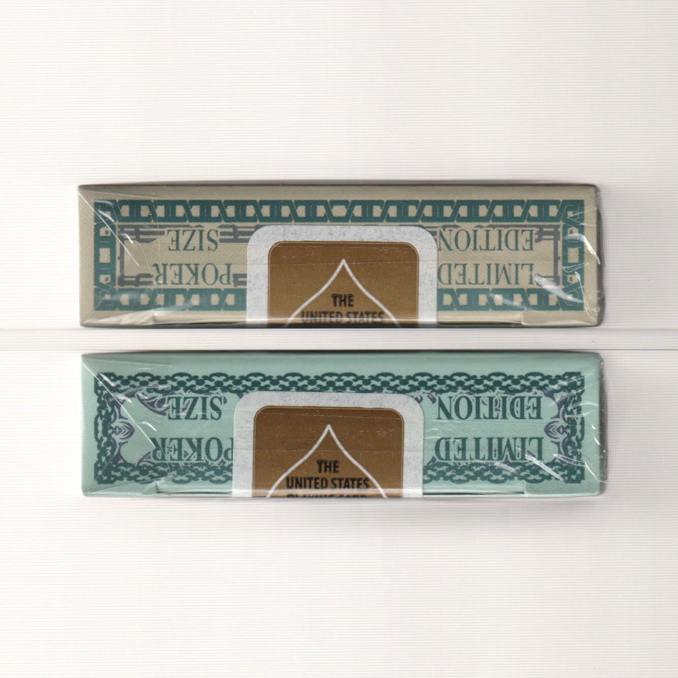 Bicycle Dragonfly Teal & Tan Gilded Editions [AUCTION]