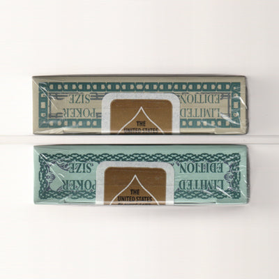 Bicycle Dragonfly Teal & Tan Gilded Editions [AUCTION]