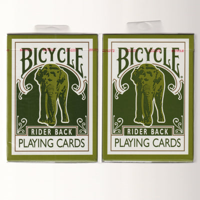 Bicycle Elephant Green Tsunami (Blue & Red Seal) [AUCTION]