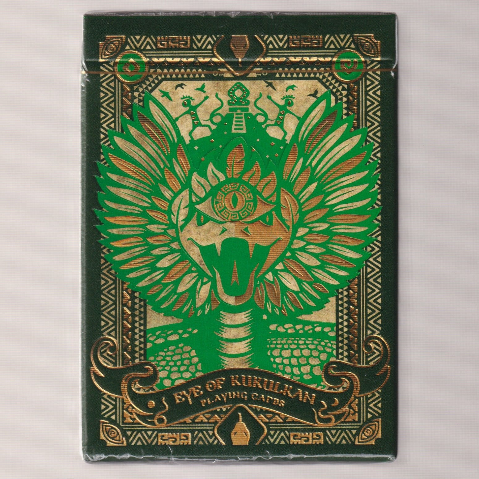 Eye of Kukulkan (Feathered Serpent Jungle Green Gilded) [AUCTION]