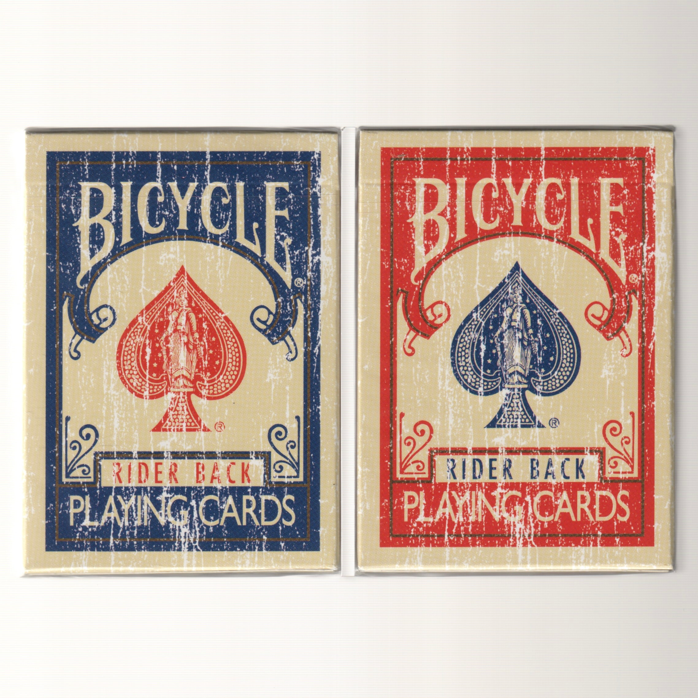 Bicycle Faded Deck (Red & Blue) [AUCTION]