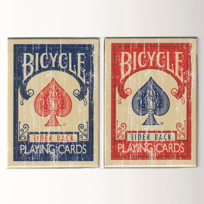 Bicycle Faded Deck (Red & Blue) [AUCTION]