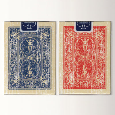 Bicycle Faded Deck (Red & Blue) [AUCTION]