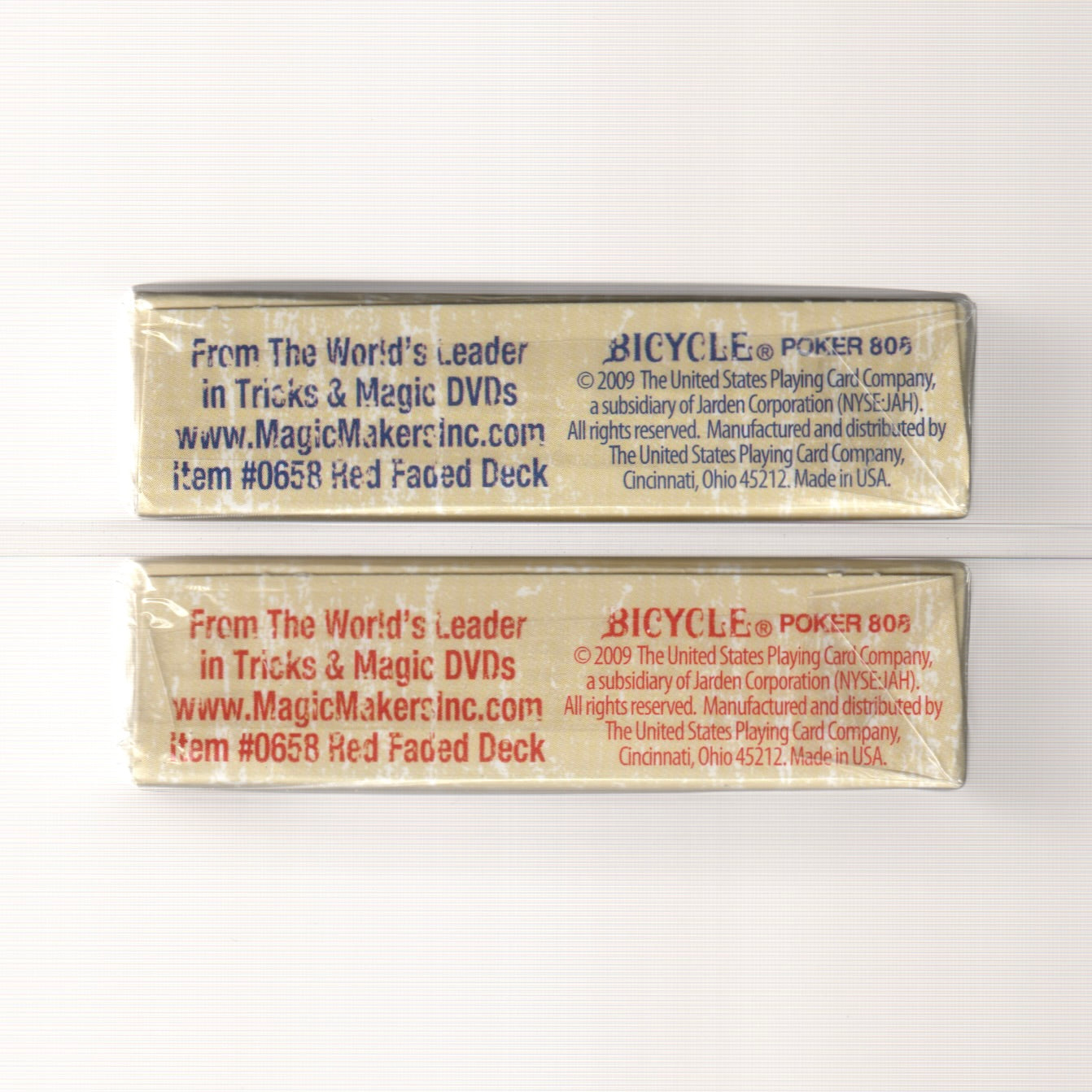 Bicycle Faded Deck (Red & Blue) [AUCTION]