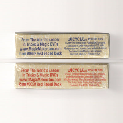 Bicycle Faded Deck (Red & Blue) [AUCTION]