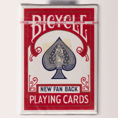 Bicycle New Fan Back (Red, Vintage) [AUCTION]