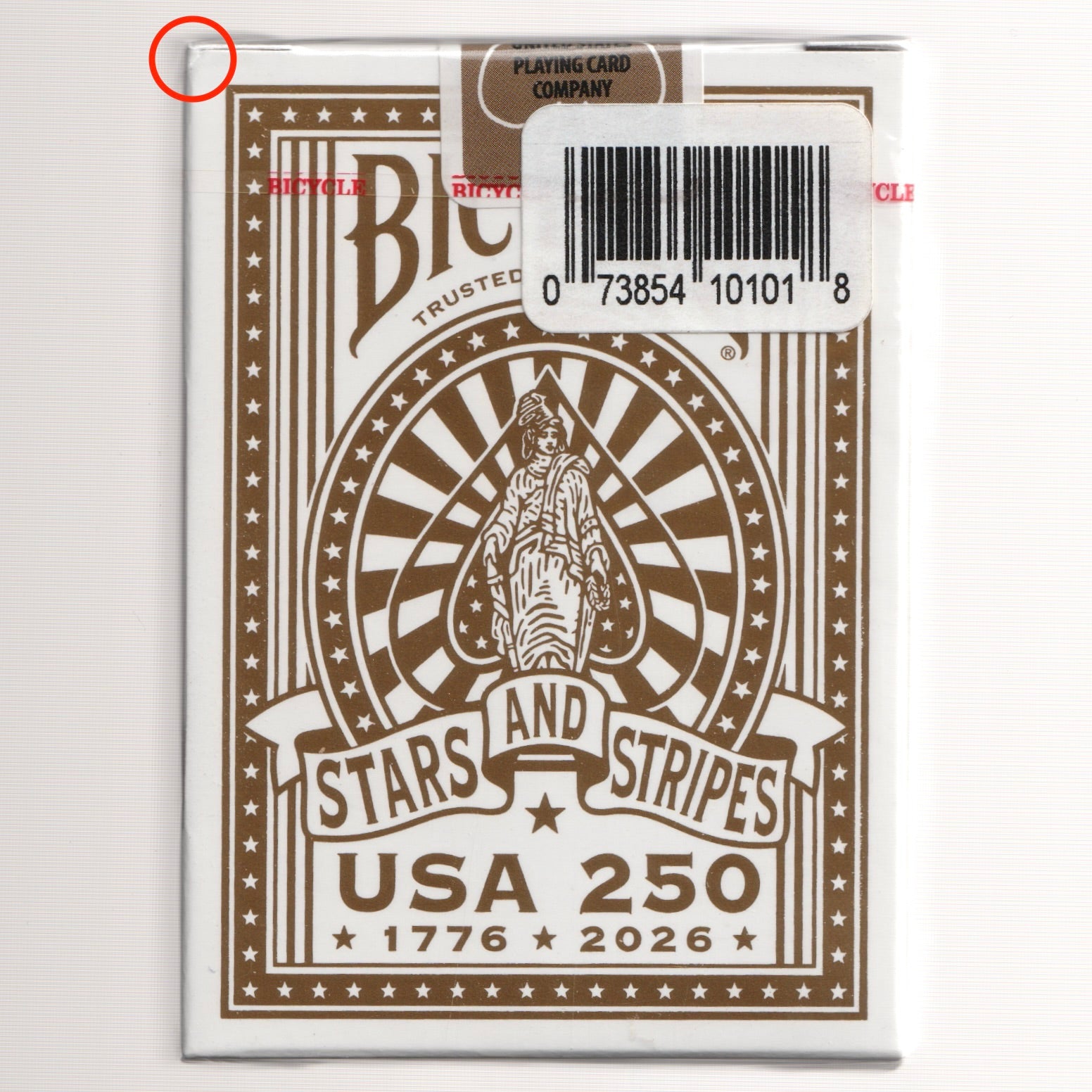 Bicycle USA 250th Gilded Flag [AUCTION]