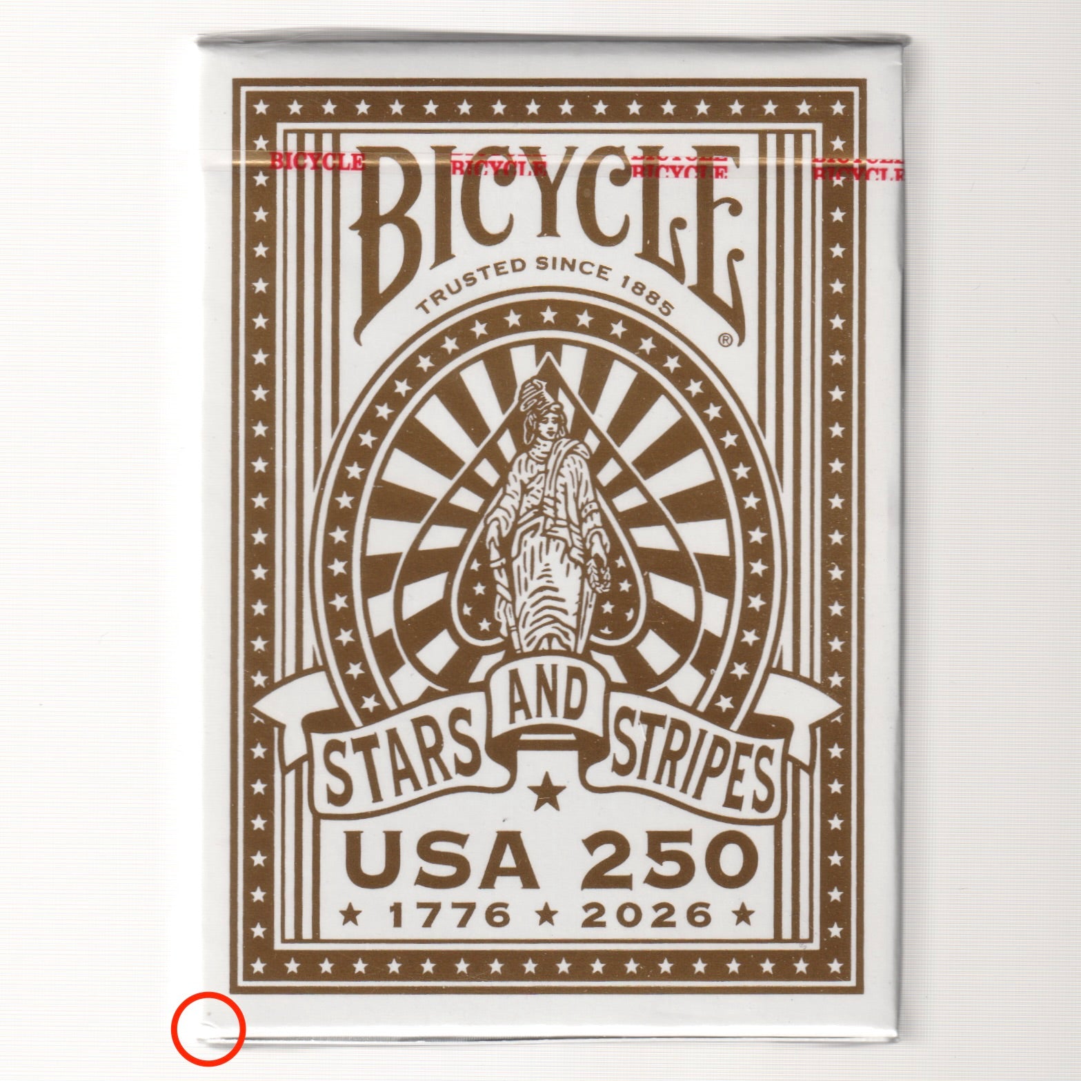 Bicycle USA 250th Gilded Flag [AUCTION]