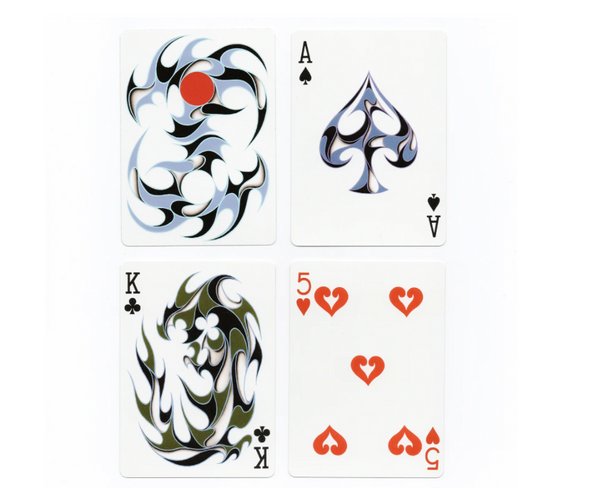 Flaming Speed Dot Playing Cards