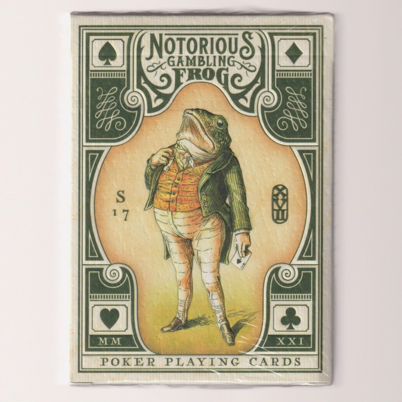 Notorious Gambling Frog (Green, Gilded) [AUCTION]