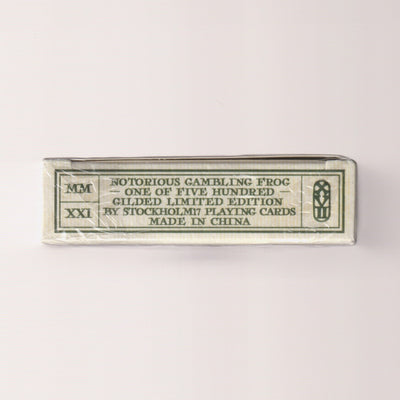 Notorious Gambling Frog (Green, Gilded) [AUCTION]