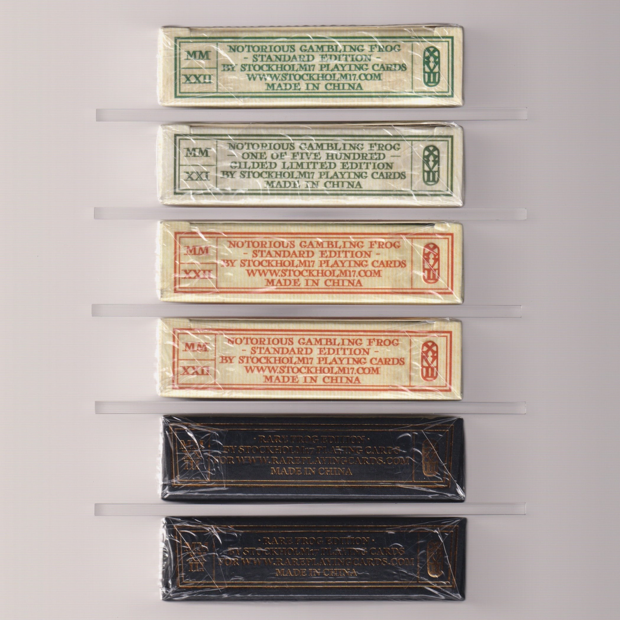 Notorious Gambling Frog Set [AUCTION]