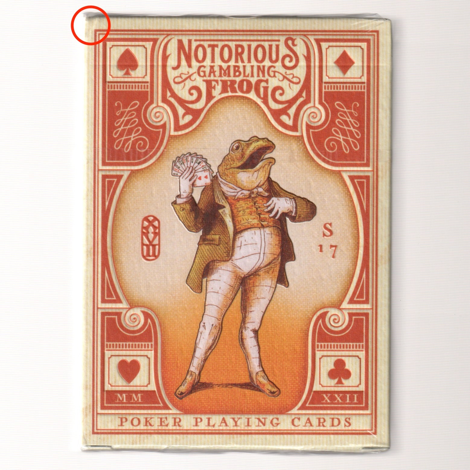 The Notorious Gambling Frog (Orange, Patreon #600/600) [AUCTION]