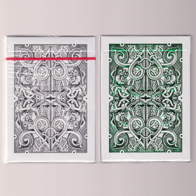 Gatorbacks (Metallic Green/Metallic Silver Signed by David Blaine) [AUCTION]