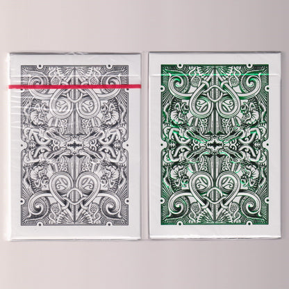 Gatorbacks (Metallic Green/Metallic Silver Signed by David Blaine) [AUCTION]