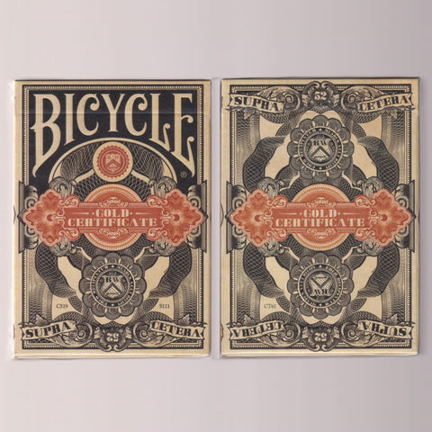 Gold Certificate Bicycle & Unbranded Editions (2013) [AUCTION]