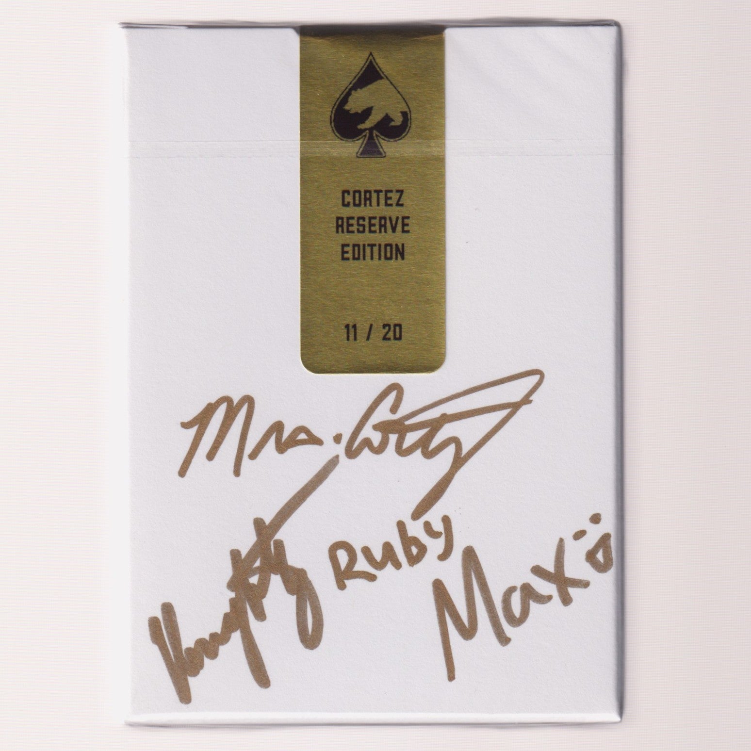 Bicycle California Golden State (Cortez Reserve Edition #11/20) [PROCEEDS FOR TOYS FOR TOTS]