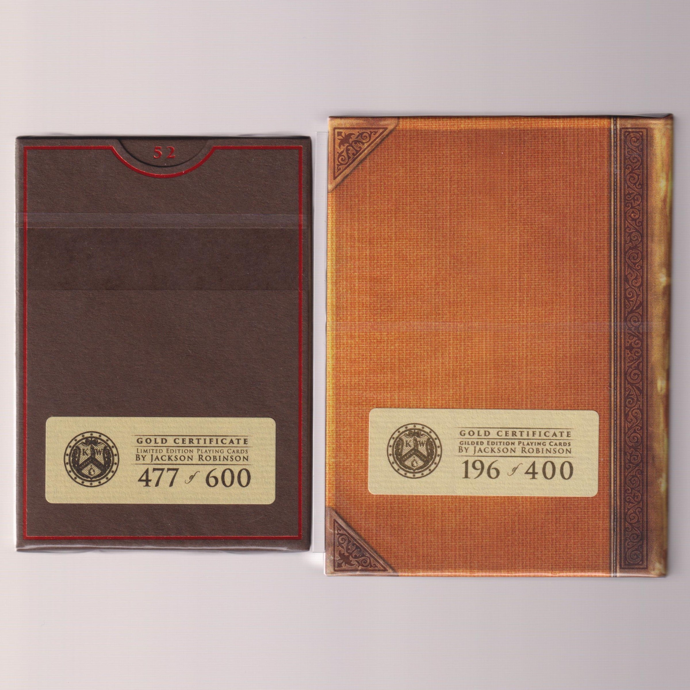 Gold Certificate Foiled (Limited & Gilded) [AUCTION]