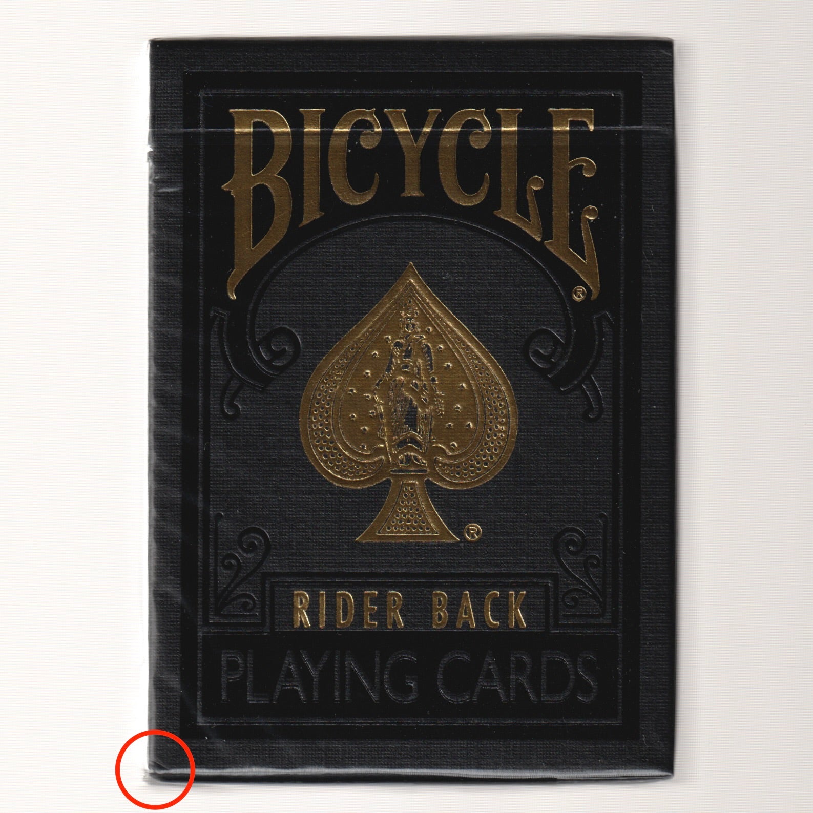 Bicycle Rider Back (Gold & Black) [AUCTION]