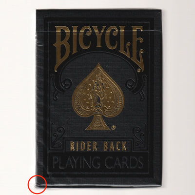Bicycle Rider Back (Gold & Black) [AUCTION]