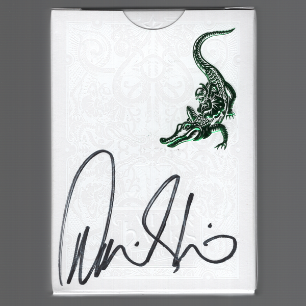 Green Metallic Gatorback (David Blaine Signed) [1-DAY AUCTION!]